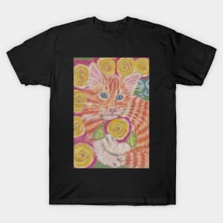 orange ginger cat T-Shirt